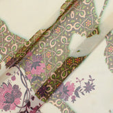 Abstract Printed Floral Vine Chiffon Material-58/60"Wide—Multi Color Green Hue—Sold By The Yard—Width 60/61 Inches—Available for Nationwide Shipping